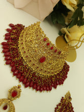 Modern Stone Bridal Necklace Set