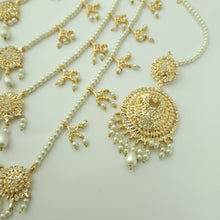 Exquisite Gold Polished Bridal Necklace Set