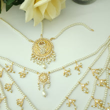 Exquisite Gold Polished Bridal Necklace Set