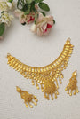 Golden Radiance Statement Necklace