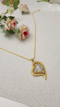 Imperial Calligraphy Gold Locket