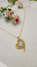 Imperial Calligraphy Gold Locket