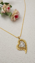 Imperial Calligraphy Gold Locket