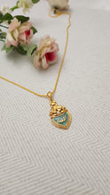 Royal Scripted Gold Pendant