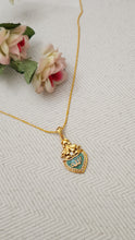 Royal Scripted Gold Pendant