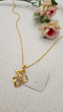Golden Calligraphy Charm Locket