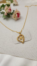 Gold Plated Calligraphy Locket