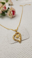 Gold Plated Calligraphy Locket