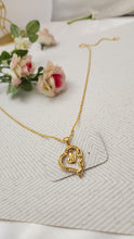 Gold Plated Calligraphy Locket