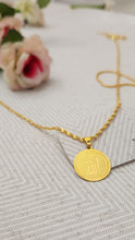 Golden Arabic Calligraphy Treasure Locket
