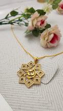 Arabic Calligraphy Gold Pendant