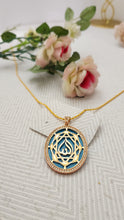 Golden Script Elegance Pendant