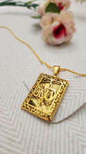 Golden Arabic Artistry Pendant