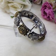 Silver Antique Bangles - Kara