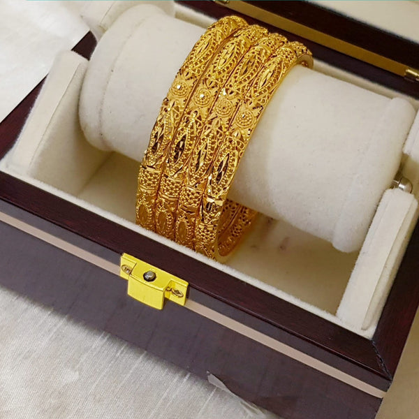 Divine Splendor Gold Look Bangles