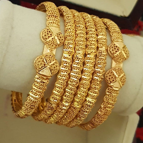 Enchanted Aura Fashion Gold Bangles