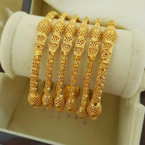 Celestial Heritage Gold Polished Bangles