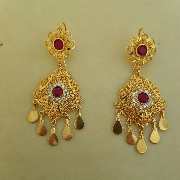 Gold Polish Earrings