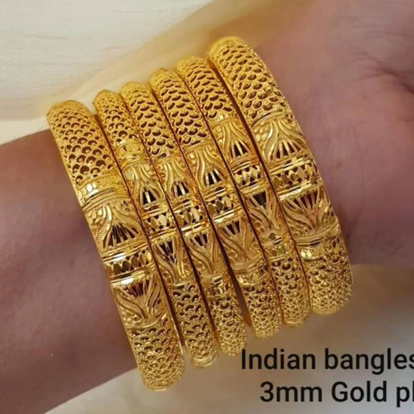 Imperial Essence Gold Tone Bangles