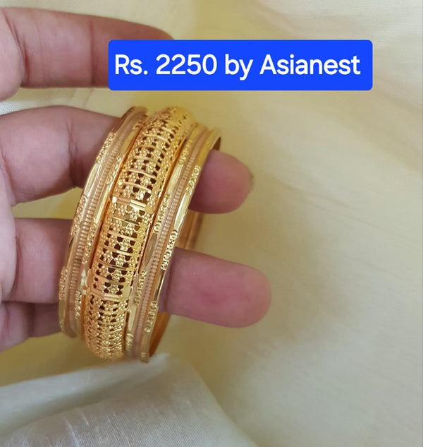 Regal Open Gold Plated Bangle