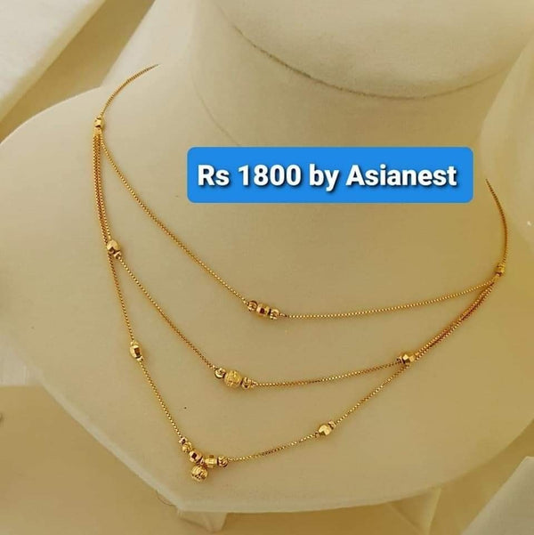 Beautiful Unique Gold Color Chain For Girls