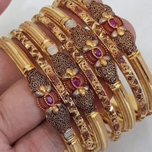 Luminous Blaze Lacker Bangles Set