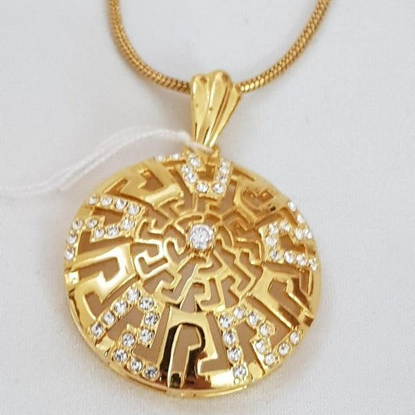 Lustrous Gold Plated Pendant