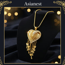 Hanging Keys From Gold Plated Pendan