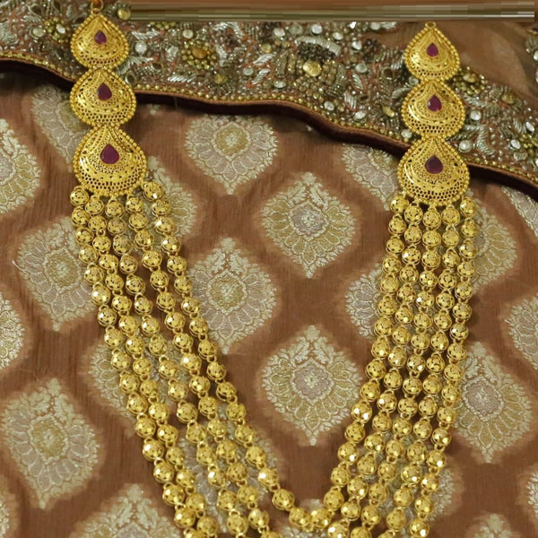 Gold Plated Pearl Radiance Mala