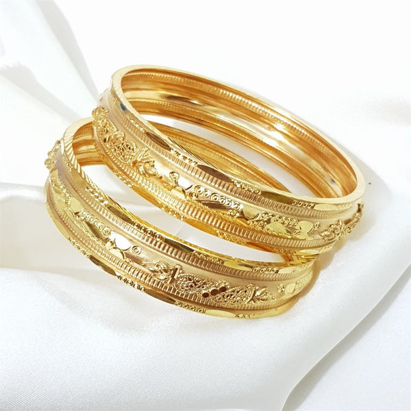 Regal Charm Gold Color Bangles/Karay