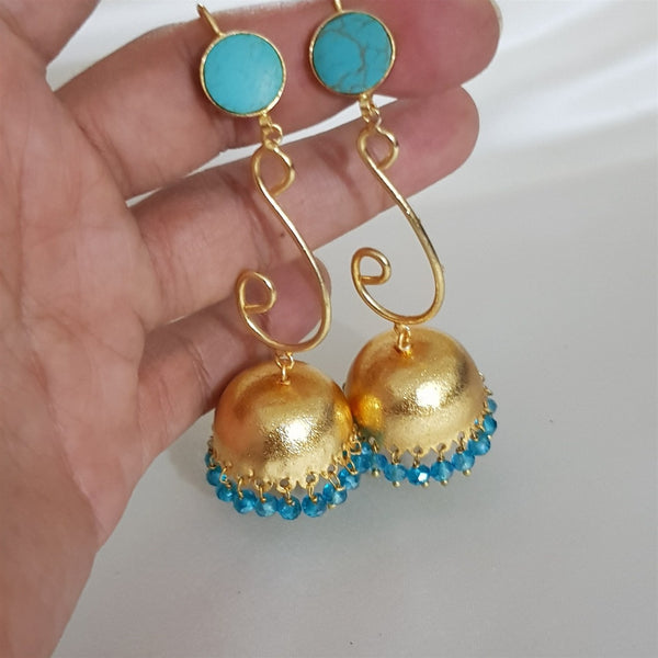 Droplet Light Blue Jhumkay