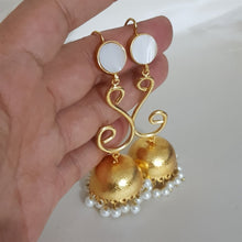 White Droplet Handmade Jhumkay