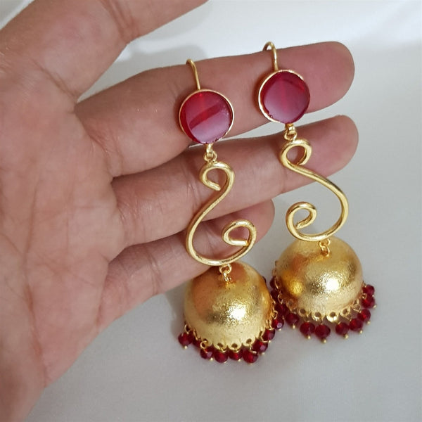 Red Droplet Handmade Jhumkay