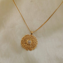 Gold Plated Calligraphy Locket