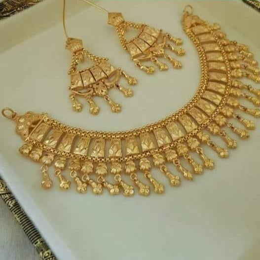 Opulent Gold-Plated Necklace