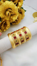 Imperial Rajwari Crowned Majesty Kara – Elegant Traditional Jewelry for Women