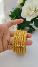 Golden Twilight Heritage Bangles – Luxury Traditional Jewelry Set for Women
