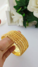 Golden Imperial Dusk Aura Bangles – Premium Traditional Jewelry Set for Women