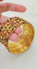 Regal Revelry Gold Plated Bangles