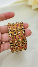 Regal Revelry Gold Plated Bangles