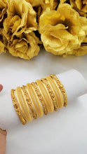 Aurum Crest Gold Polished Bangles