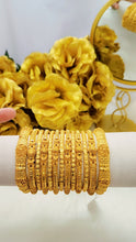 Imperial Golden Glow Heritage Bangles – Luxury Traditional Jewelry for Women