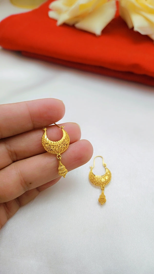 Golden Radiant Charm Earrings – Premium Fashion Jewelry for Women
