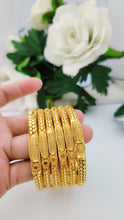 Imperial Golden Dusk Bangles – Elegant Traditional Jewelry for Women