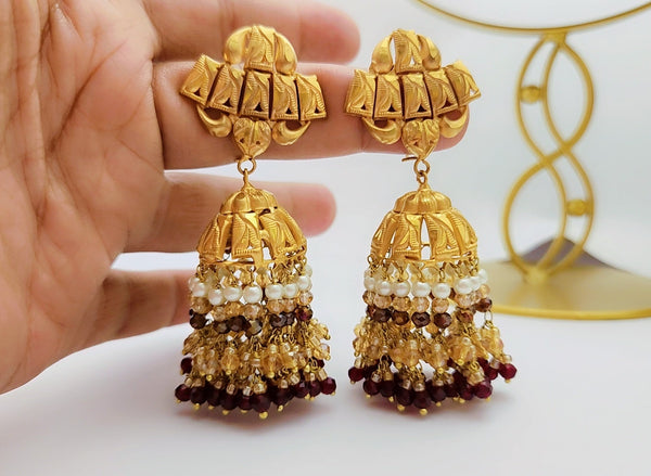 Golden Ball Earrings