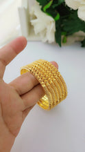 Golden Imperial Dusk Aura Bangles – Premium Traditional Jewelry Set for Women