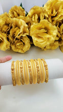 Aurum Crest Gold Polished Bangles