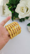 Golden Imperial Twilight Legacy Bangles – Luxury Traditional Jewelry Set for Women