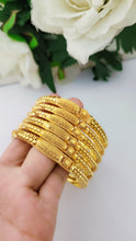Imperial Golden Dusk Bangles – Elegant Traditional Jewelry for Women