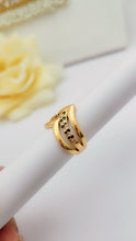 Whispering Strings Classic Gold Tune-3mm Plated Ring